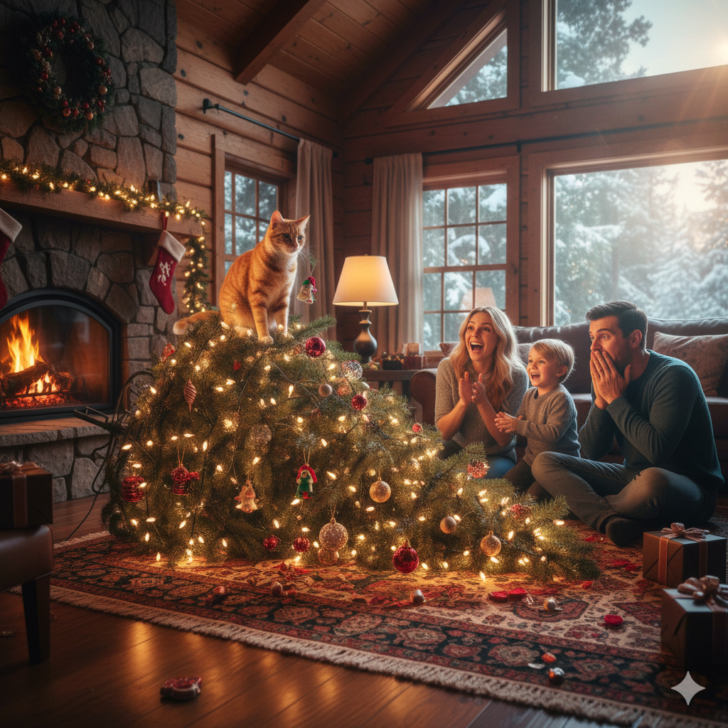 Kediler İçin Yılbaşında Güvenli Ev Ortamı Hazırlama Rehberi