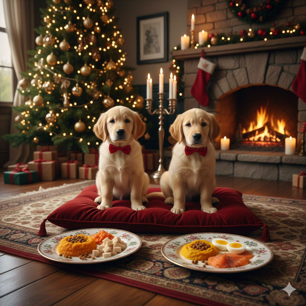 Yılbaşında Köpeğiniz İçin Güvenli Yiyecekler ve Tehlikeli Olanlar