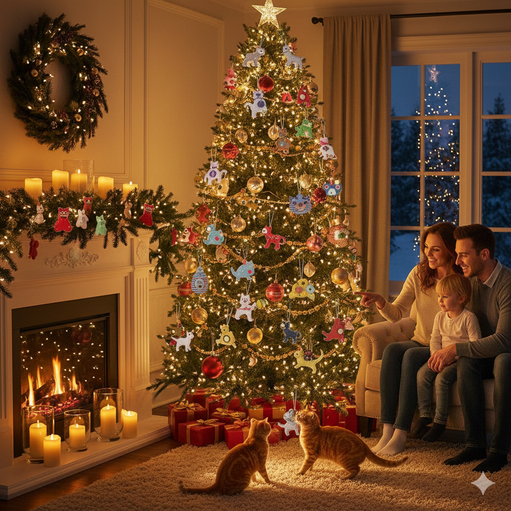 Kediler Yılbaşı Ağaçlarına Neden Bu Kadar Meraklı?